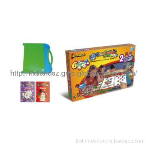 Kids Learning machine touched by finger